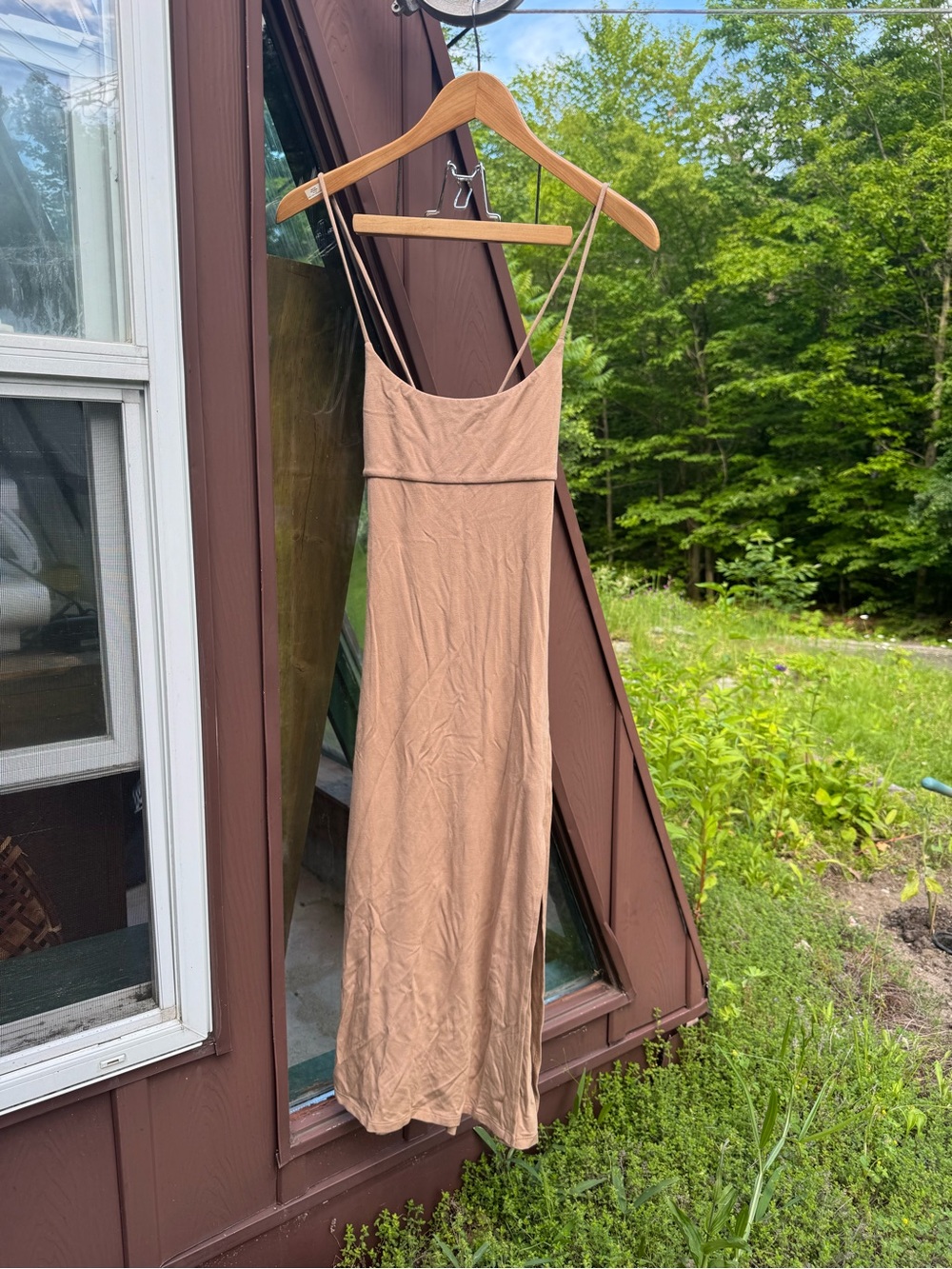 Aritzia brownish/ beige dress